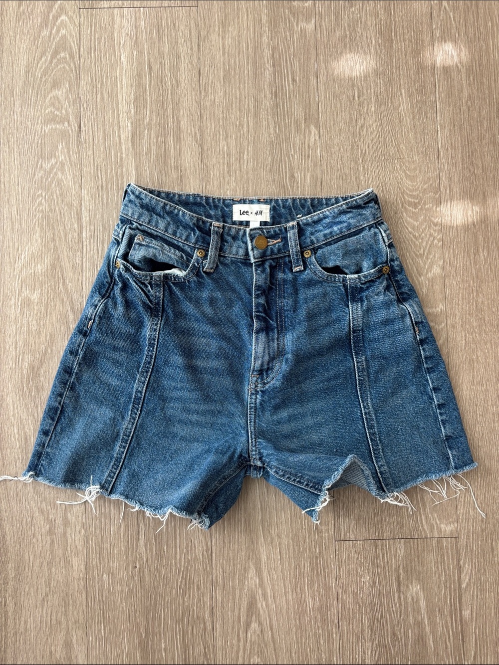 Lee x H&M Cotton Jean Shorts 793902